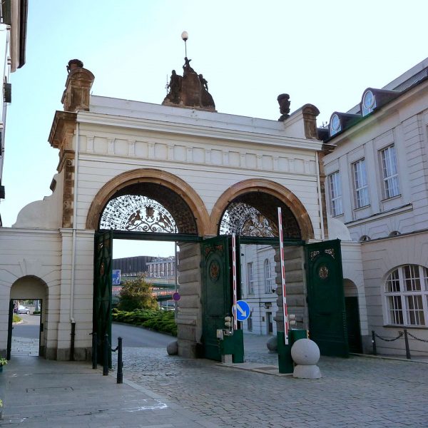 Main gate rear side